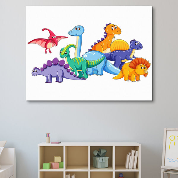 Cute Dinosaurs wall art