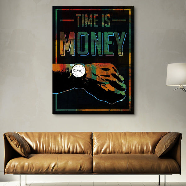 Time Is Money wall art