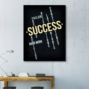 Crossword of Success wall art
