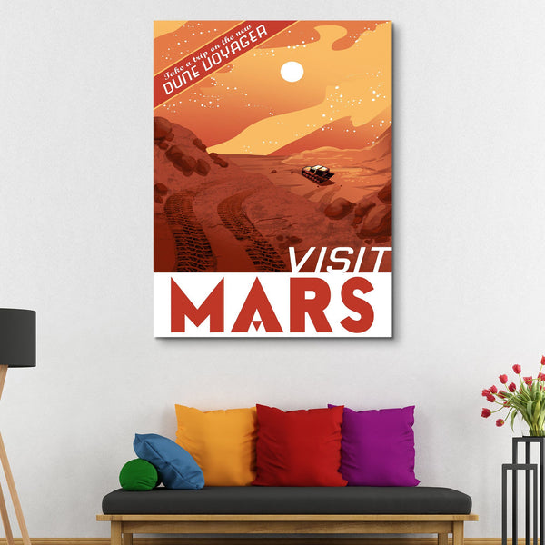 Visit Mars wall art
