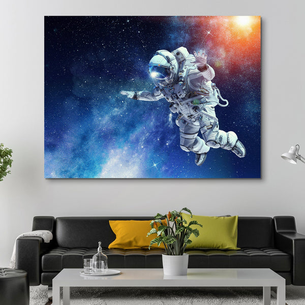 Astronaut canvas wall art