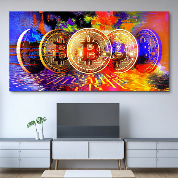 Bitcoin Power wall art
