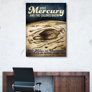 Mercury - Futuristic Planet Series wall art