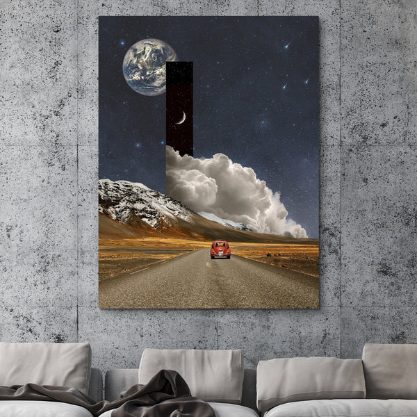Aaron the Humble - Entering Clouds wall art