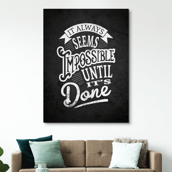 Nothing Is Impossible wall art