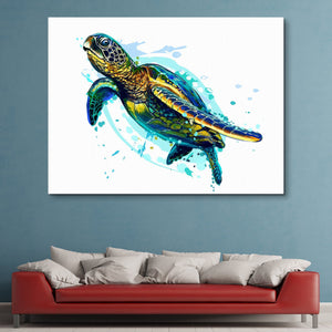 Watercolor Turtle wall art