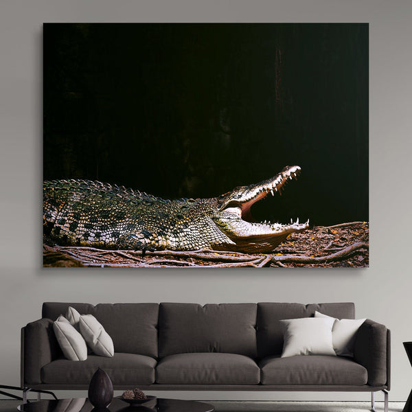 Crocodile wall art
