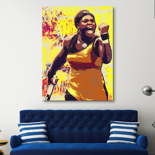 Serena Williams wall art