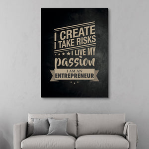 I Am An Entrepreneur wall art