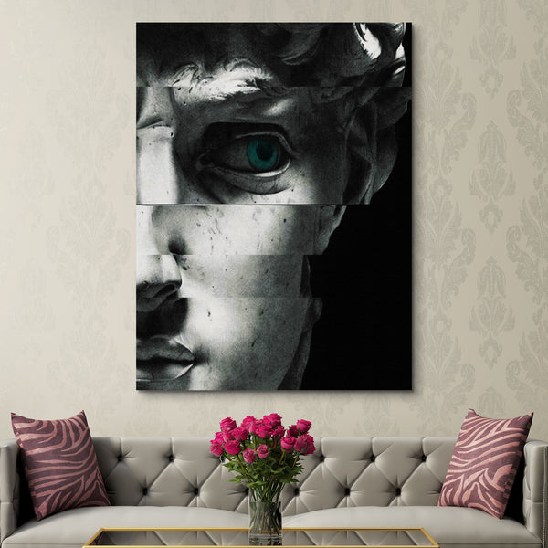 David's Eye Canvas Print wall art