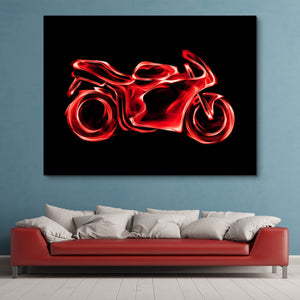 Ducati Flame wall art