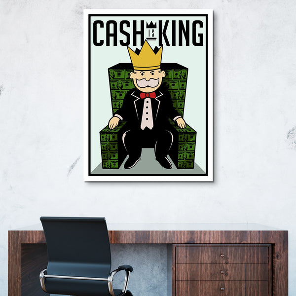 Cash Is King wall art