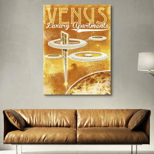 Venus - Futuristic Planet Series wall art