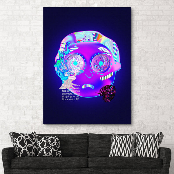 Morty Nothing  wall art