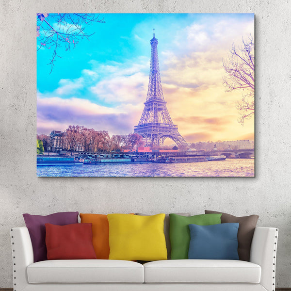 Romantic Eiffel Tower wall art