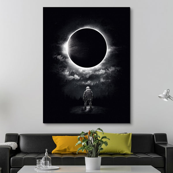 Astronaut Eclipse wall art