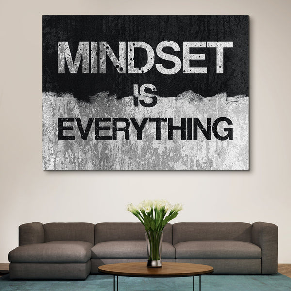 Mindset Is Everything wall art
