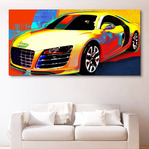 Audi R8 wall art
