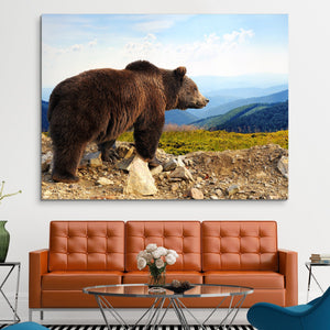 Big Brown Bear wall art