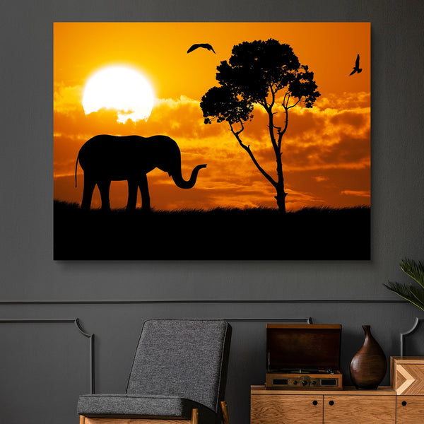 Safari Silhouette wall art