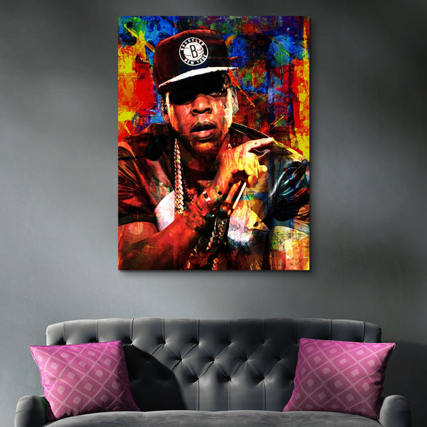 Jay-Z wall art