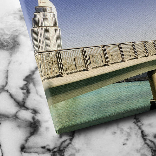 Footbridge In UAE canvas art