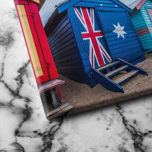 Australia Flag House canvas art