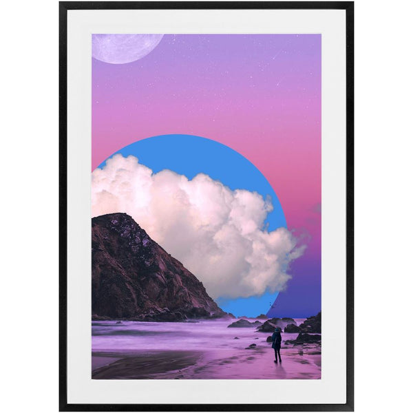 Pink and Blue Skies Art Print
